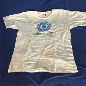 Element Cream Short Sleeve Tee Casual Style